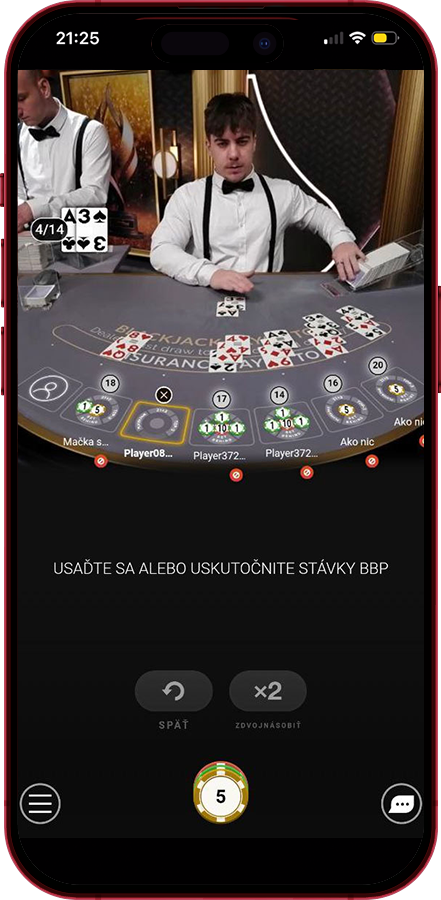DOXXbet Live Casino - Live casino, aké inde na Slovensku nenájdeš s bonusom - Live Casino Stream
DOXXbet Live Casino - Live casino, aké inde na Slovensku nenájdeš s bonusom - Live Casino Stream