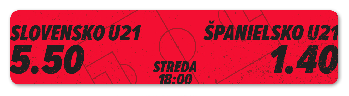 ME U21 2025: Sleduj zápasy s bonusmi - Kurzy