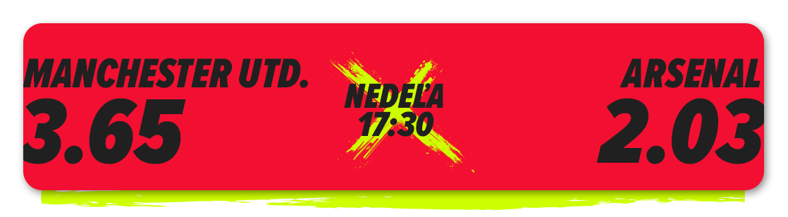 Manchester United vs Arsenal: Tipuj na súboj titanov s top bonusmi 
    - Kurzy